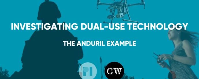 Image collage of drone, military personnel, and woman with remote