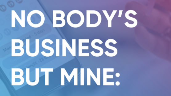 Screenshot of the cover page of the No Body's Business but Mine