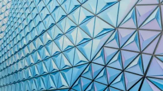 Modern glass building